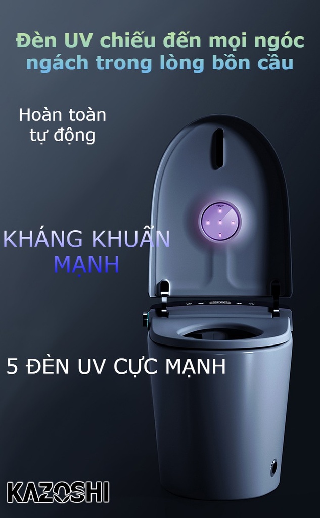 Bồn Cầu Thông Minh Kazoshi JB808(S)