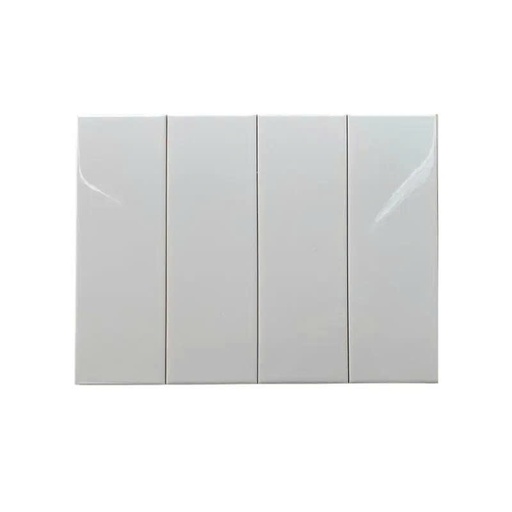 [STA1300(0200-1) (0100-1)] Gạch thẻ trắng bóng phẳng KT 100x300mm mã STA1300